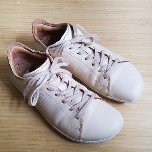 Vivobarefoot Women's Geo Court III Minimalist Leather Sneakers Natural Size 7